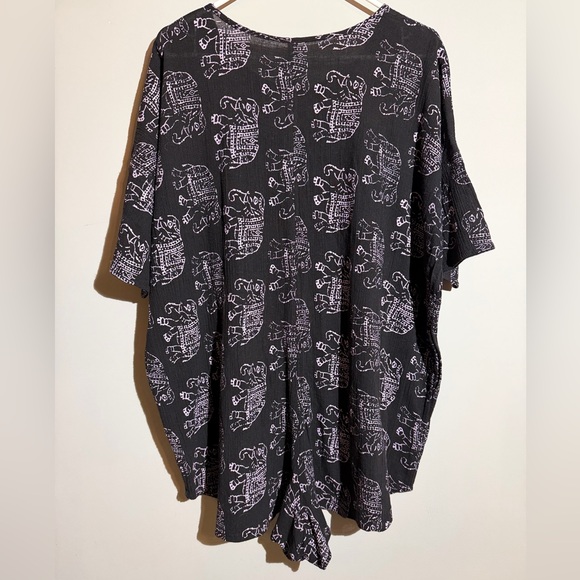 Free People Black and White Romper Size Medium - Picture 3 of 10